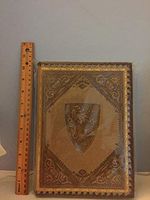 Medici Lions Kraft Recycled Italian Leather Journal (9"x7")