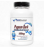 Pygeum Bark Standardized Extract 100mg 12% Phytosterols // 200 Capsules // Pure // by PureControl Supplements