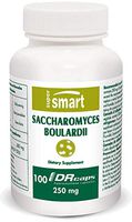Supersmart - Saccharomyces boulardii 250 mg - Probiotic Yeast Helps Gastrointestinal | Non-GMO - 100 DR Capsules