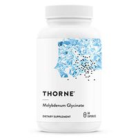 Thorne Research - Molybdenum Glycinate - Trace Mineral Supplement for Liver Support and Detoxification of Environmental Toxins - 60 Capsules