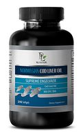 Digestive healther - Norwegian COD Liver Oil with Vitamins A & D3/EPA & DHA - Cod Liver Oil softgels - 1 Bottle 250 Softgels