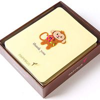 Handmade Cute Monkey Thank You Boxed Notes (Set of 6)
