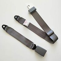 LRWSB General Two-Point Safety Belt Bus School Bus Truck Bus Bus Minibus Recreation Facilities Belt Forklift Safety Belt (Color : Gray)