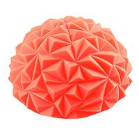 Basde Massage Ball, Spiky Massage Ball PVC Foot Trigger Point Stress Relief Yoga, Trigger Points Neck & Back Pain Relief, Compact Portable Therapist (Orange)