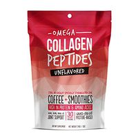 Collagen Peptides Protein Powder Supplement for Keto Coffee and Shakes - Grassfed & Pasture Raised | Perfect for Women - Hair, Skin, Nails, Joints | Post Workout & Recovery - 30 Servings (12 Ounce)