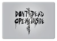 Don't Open Dead Inside The Walking Dead Apple Macbook Decal Vinyl Sticker Apple Mac Air Pro Retina Laptop sticker