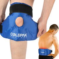 Reusable Gel Ice Packs Hot or Cold Packs Knee Wrap & Back Ice Pack, 2 Pack, Great for Surgery & Back Pain