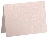 #17 Mini Folded Card (2 9/16 x 3 9/16) - Coral Metallic - Stardream (500 Qty.) | Perfect for Flower Cards, Place Cards, Notes, Invitation Inserts, Personal Stationery and More! | 5080-M207-500