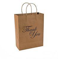 Thank You Kraft Bags (1 Dozen)