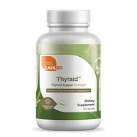 Zahler Thyraide, Thyroid Support Supplement with Iodine and L-Tyrosine, Helps Maintain Thyroid Health & Metabolism, Certified Kosher, 60 Capsules