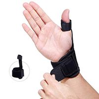 Non-Bulky Thumb Immobilizing Splint - Comfortable, Heat-Retaining and Breathable Neoprene Fabric - Fits Either Hand (Small)