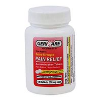 GeriCare Extra Strength Pain Relief Acetaminophen Tablets - Non Asprin
