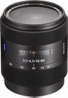 Sony 16-80mm f/3.5-4.5 Carl Zeiss Vario-Sonnar T DT Zoom Lens for Sony Alpha Digital SLR Camera