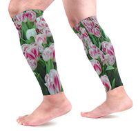 LEVEIS Tulip Fower Arm Sleeves UV Protection for Men Women Sunblock Protective Gloves Running Golf Cycling Driving Long Arm Cover 1 Pair