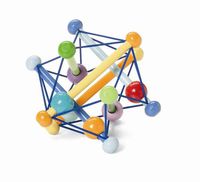 Manhattan Toy Skwish Color Burst Rattle and Teether Grasping Activity Toy