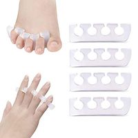 HAIHF Gel Separators Bunion Corrector Big Toe Splint Brace Toe Straighteners Nighttime Toe Separator Bunion Pain Relief for Hallux Valgus, Overlapping Toe,Bunion Relief