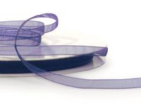 Ben Collection 1/4" X 50 Yard Plain Organza Ribbon Art & Sawing Craft Party Favor Gift Wrapping (Navy)