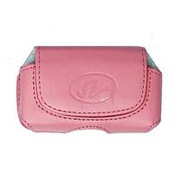 Insulin Pump Carrying Case/Pouch with Belt Clip/Belt Loops with Unique Designs Size: NX730 (L 3.80" X W 2.30" X D 1.25") (Horizontal Baby Pink)