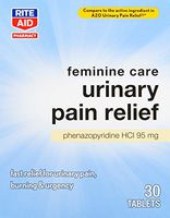 Rite Aid Urinary Pain Relief - 30 Tablets | UTI Relief for Women