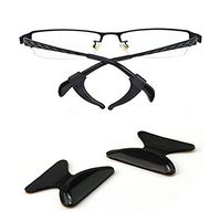 Auony 8 Pairs 1.8mm Silicone Non-Slip Silicone Nose Pads and Ear Hooks Holder for Eyeglass Sunglasses Spectacle Glasses