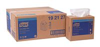 Tork 192127 Paper Wiper Plus, Pop-Up Box, 1-Ply, 9.25" Width x 16.25" Length, White (Case of 8 Boxes, 100 per Box, 800 Towels)