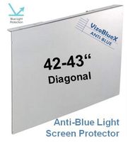 42-43 inch VizoBlueX Anti-Blue Light TV Screen Protector. Damage Protection Panel (38.2 x 22.4 inch) Filter Blocking UV & Blue Light from 380 to 495nm. Fits LCD, LED, 4K OLED & QLED HDTV Displays