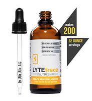 LYTEtrace Trace Mineral Drops - 100ml - Max-Absorption Ionic Natural Sodium Free Trace Minerals Concentrate to Balance The Body's pH - Non-GMO, Vegan, Kosher, and Gluten-Free