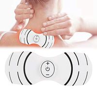 Mini Body Slimming Massage Pad, 2 Colors Professional Smart Physiotherapy Relieve Fatigue Big Butterfly Patch (White)