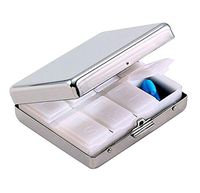 Personalized Quality Pill Box with 8 Compartments-Free Engraving