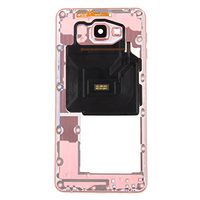 JUNXI Phone case Phone Cover Middle Frame Bezel for Galaxy A9 / A9000(Pink) (Color : Pink)