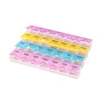 bestpriceam 7 Day Pill Box Medicine Tablet Dispenser Organizer Weekly Storage Case for AM PM