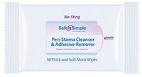 Safe N Simple Adhesive Remover Wipe Wipe, SNS00525 - Case of 600