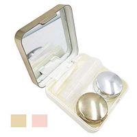 Contact Lens Case – Portable Contact Lens Kit for Travel & Home (Golden)
