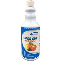 Odor-Out Red Apple: Multi-Purpose Odor Eliminator and Deep Cleaner - Pleasant Red Apple Scent [Case of 12 (32 oz) Quarts + 2 Triggers]