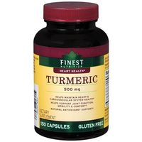 Finest Nutrition - Turmeric - Heart Health - 500 Mg - 150 Caplets