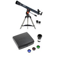 Celestron 21061 AstroMaster 70AZ Refractor Telescope with Mars Observing Telescope Accessory Kit/Deluxe kits and Eyepiece Filter