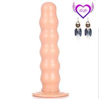 FEEYAA Fun A-%nàl Toy Huge Beaded Pleasing Toy Dilatador Men and Women Beginners FEEYAA (Color : Flesh)