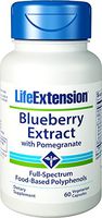 Life Extension - Blueberry Extract with Pomegranate - 60 Vcaps (Pack of 6)
