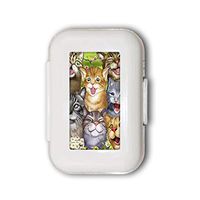 Cats Selfie Pill Box,Pill Organizer Case for Purse Daily/Weekly Unique Design and Large Compartments Medicine Case, Pill Box for Pocket or Purse