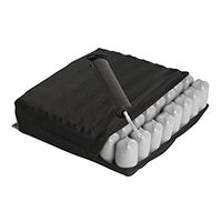 Drive Medical Balanced Aire Adjustable Cushion, 22 x 20 x 2", Black