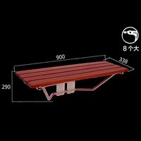 Shower seat,Folding seats Wall mount Changing shoes stool Bath chair [anticorrosive] For adults Elderly Bathroom Corridor Rest-F