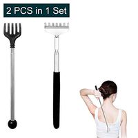 Back Scratcher, 2 Backscratchers Extendable for Women Men and Kids (2 in 1 Set)