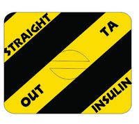 Medtronic Enlite Adhesive Patch Precut Outta Insulin Design Adhesive Patches with Split Backing, Easy to Apply x 10 Pack