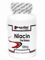 Niacin Time Release 500mg 100 Capsules ~ Renevitol