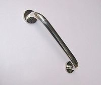 FU&SHOU Stainless Steel handrail Bathtub Handle Bathroom Bathroom,Bath Handles，Shower Safety Handle，Toilet seat Grab Bars-C