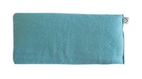 Peacegoods Unscented Organic Flax Seed Eye Pillow - Soft Cotton Flannel 4 x 8.5 - seafoam green mint