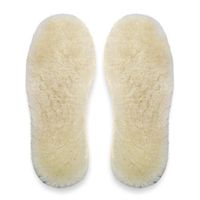 Happystep Genuine Sheepskin Lambswool Cushioning Shearling Winter Insoles with Felt Comfort Sole(Women 6)