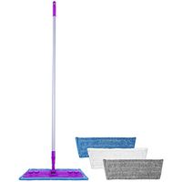 Rejuvenate Microfiber Mop with 3 Reusable Microfiber Pads