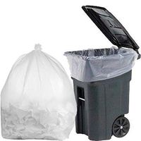PlasticMill 100 Gallon Contractor Bags: Clear, 3 Mil, 67x79, 1 Bag (Sample).