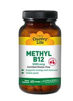 Country Life - Methyl B-12, 5000 mcg - 60 Lozenges